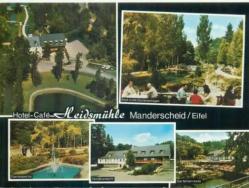 Germany Manderscheid/Eifel Hotel-Cafe Heidsmuhle multi view