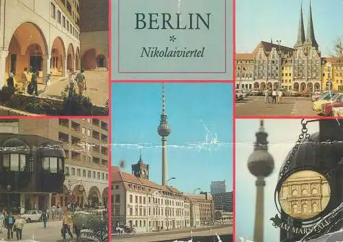 Germany Berlin Nikolaiviertel multi view