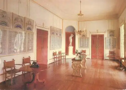 Germany Staatliche Schlosser und Garten Potsdam Schloss Sanssouci Charlottenhof Castle Dining Room