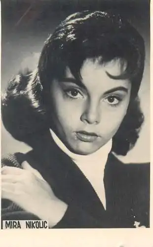Cinema film star actors photo ca. 6 x 9 cm Mira Nikolic