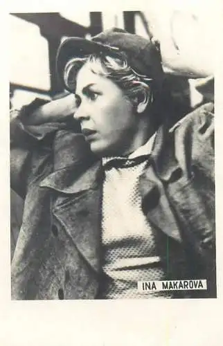 Cinema film star actors photo ca. 6 x 9 cm Inna Makarova