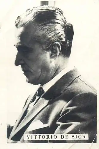 Cinema film star actors photo ca. 6 x 9 cm Vittorio de Sica