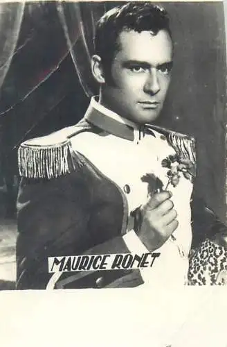 Cinema film star actors photo ca. 6 x 9 cm Maurice Ronet