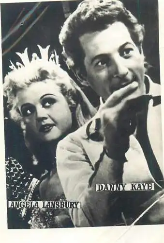 Cinema film star actors photo ca. 6 x 9 cm Angela Lansbury Danny Kaye
