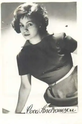 Cinema film star actors photo ca. 6 x 9 cm Loca Andronescu