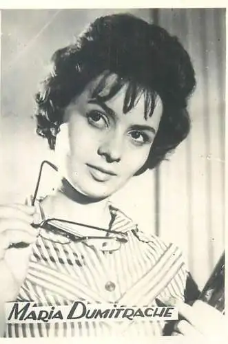 Cinema film star actors photo ca. 6 x 9 cm Maria Dumitrache