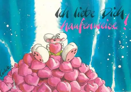 Diddl the Springmaus Thomas Goletz signed drawing