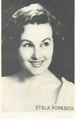 Cinema film star actors photo ca. 6 x 9 cm Stela Popescu