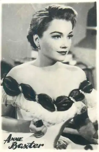 Cinema film star actors photo ca. 6 x 9 cm Anne Boxter