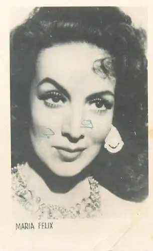 Cinema film star actors photo ca. 6 x 9 cm Maria Felix
