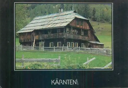 Austria Karnten wooden cottage