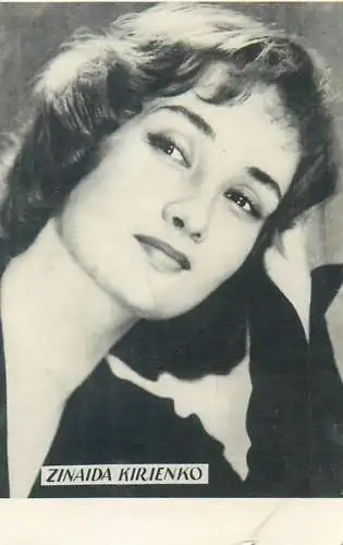 Cinema film star actors photo ca. 6 x 9 cm Zinaida Kirienko