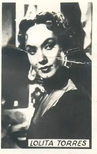 Cinema film star actors photo ca. 6 x 9 cm Lolita Torres
