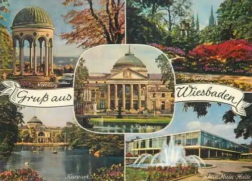 Germany Gruss aus Wiesbaden multi view