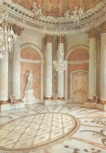 Germany Staatliche Schlosser und Garten Potsdam Schloss Sanssouci Marble room