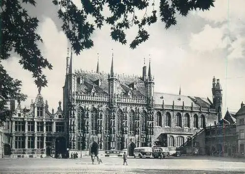 Belgium Brugge La Justice de Paix, l'Hotel de Ville et Basilique du St Sang