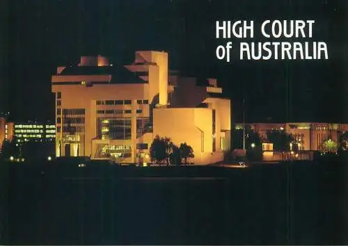Australia Canberra (A.C.T) High Court of Australia nocturnal view