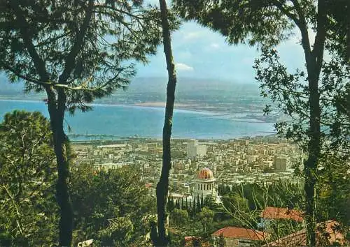 Israel Haifa view from Mount Caramel