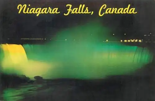 Canada Niagara Falls nocturnal aspect