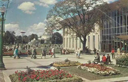 Canada Toronto Ontario National Exhibition Queen Elizabeth building and gardens