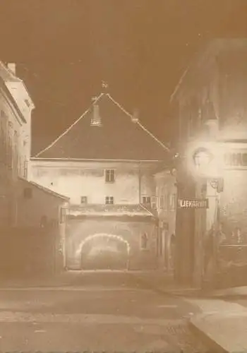 Croatia Zagreb Stone Gate nocturnal view