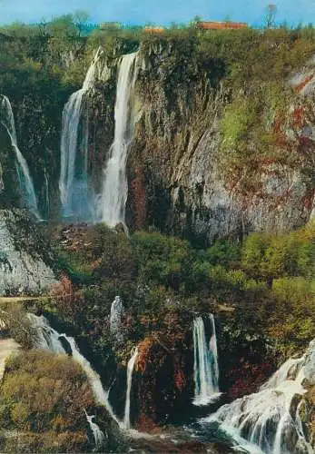 Croatia Plitvice Natioanal Park waterfall