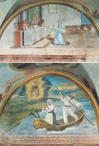 Sanctuary of the Mother of God Remetska Votive frescoes by Ivan Ranger