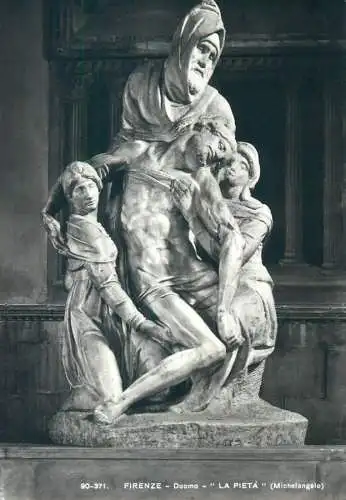 Italy Firenze Cattedrale Duomo La Pieta di Michelangelo