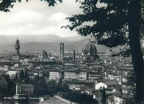 Italy Firenze cityscape panorama