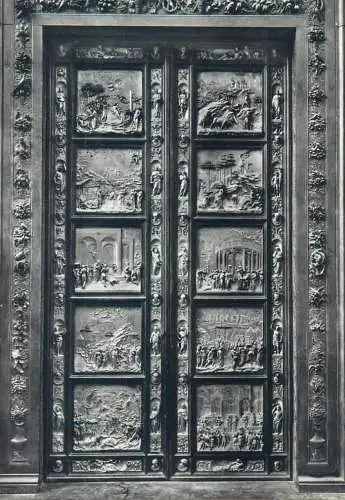 Italy Firenze Battistero di S Giovanni Seconda porta di bronzo "del Paradiso"