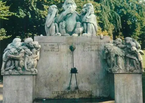 Switzerland Ouchy Lausanne La Fontaine des Singes