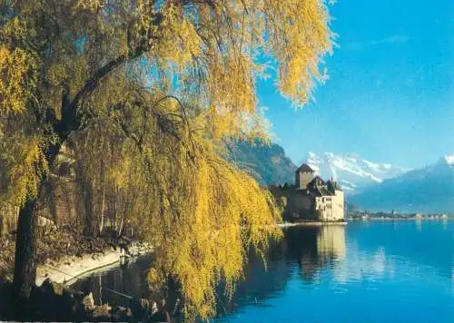 Switzerland Chateau de Chillon et les Dents du Midi