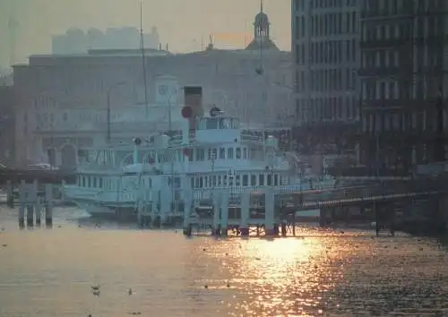 Switzerland Geneve , vapeur le Rhone dans la rade