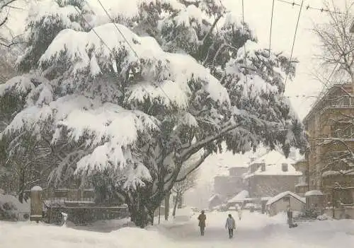 Switzerland Lausanne Chutes des neige des 16 & 17 fevrier 1985