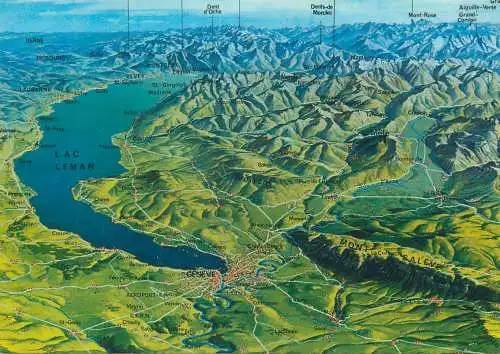 Switzerland Panorama de la region lemanique