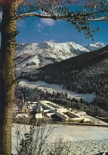 Switzerland Chatreuse de la Valsainte paysage d'hiver