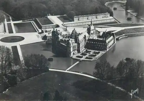 France Chantilly vue aerienne du Chateau