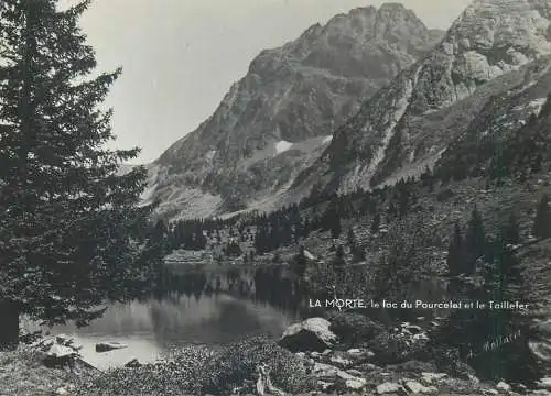 France La Morte le lac du Pourcelet et le Taillefer