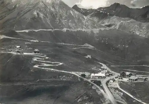 France Col du Lautaret Route du Galibier vue aerienne