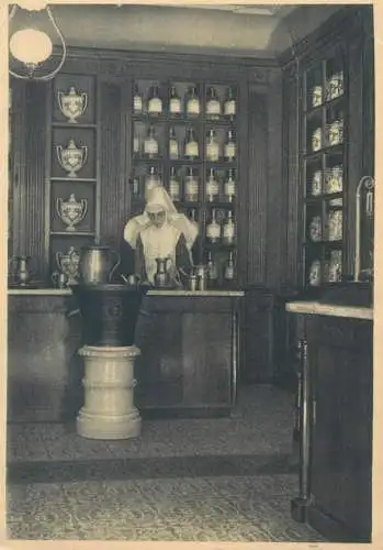 France Hotel Dieu de Beaune un coin de la Pharmacie