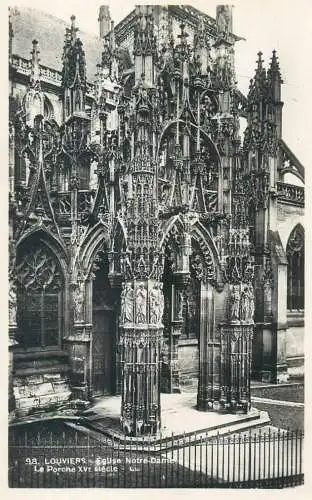 France Louviers Eglise Notre Dame Le Porche XVeme siecle