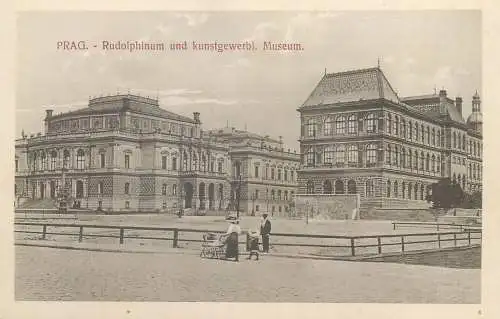 Prag Rudolphinum und kunstgewerbl. Museum