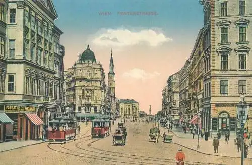Wien Praterstrasse tramways