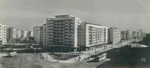 Romania 9 x 20 cm postcard Bucuresti b-dul 1 Mai si Calea Grivitei