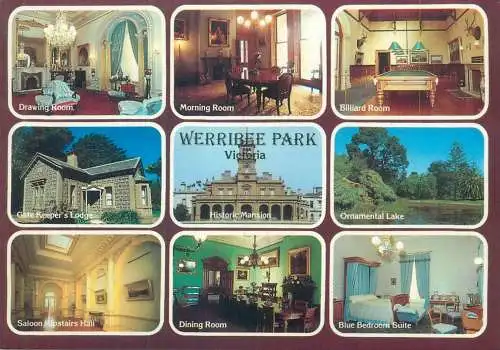 Australia Victoria Werribee Park Mansion multi view