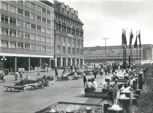 Postcard Germany Leipzig  Grimmaische Strasse