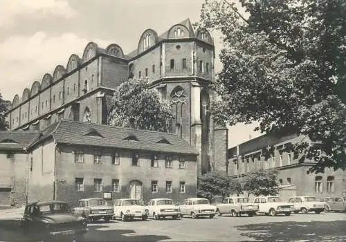 Postcard Germany Halle Saale dom