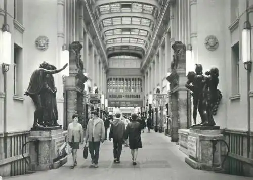 Postcard Germany Leipzig passage Maedler