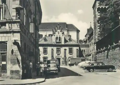 Postcard Poland Krakow zaulek przy ulicy Pijarskiej