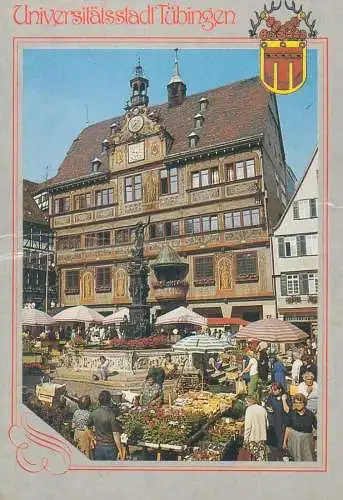Postcard Germany Frankfurt Universitatsstadt Tubingen